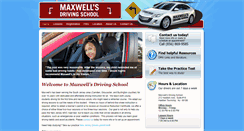 Desktop Screenshot of maxwellsdrivingschool.com